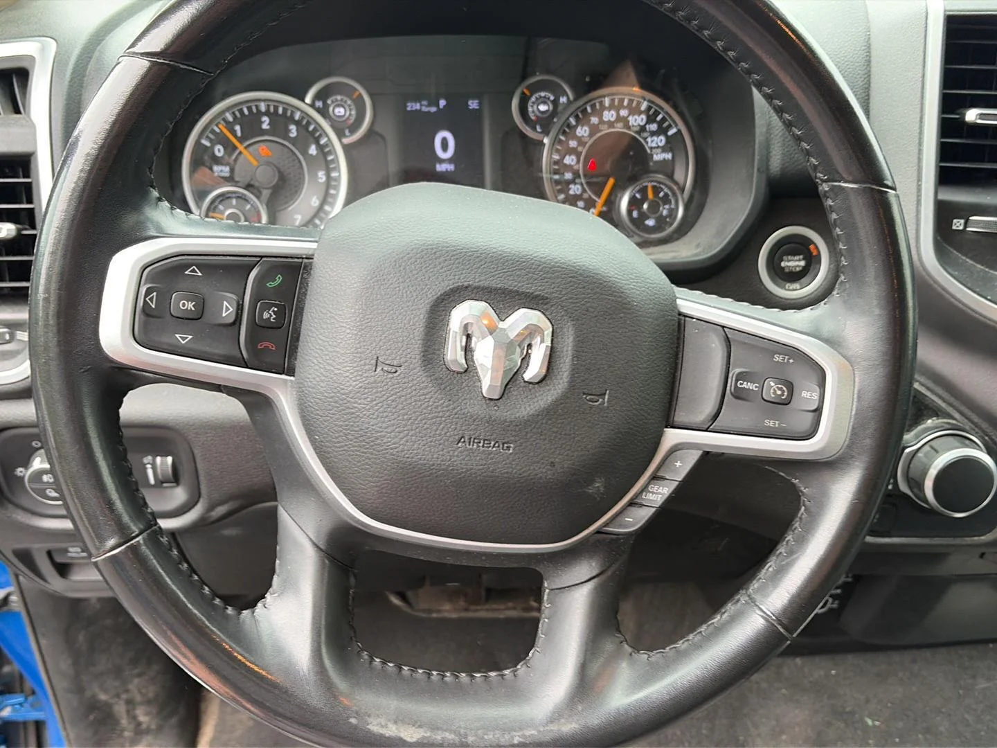Used 2020 Hydro Blue Pearlcoat Ram Big Horn image 5