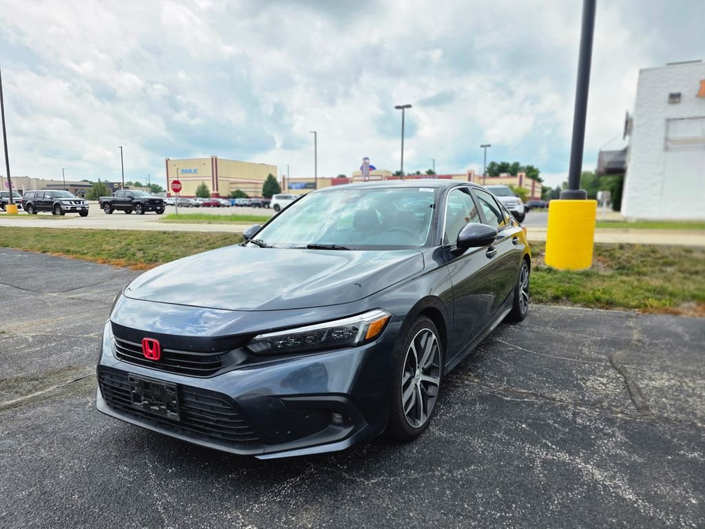 Certified Used 2023 Meteorite Gray Metallic Honda 1.5T 4D TOURING image 2