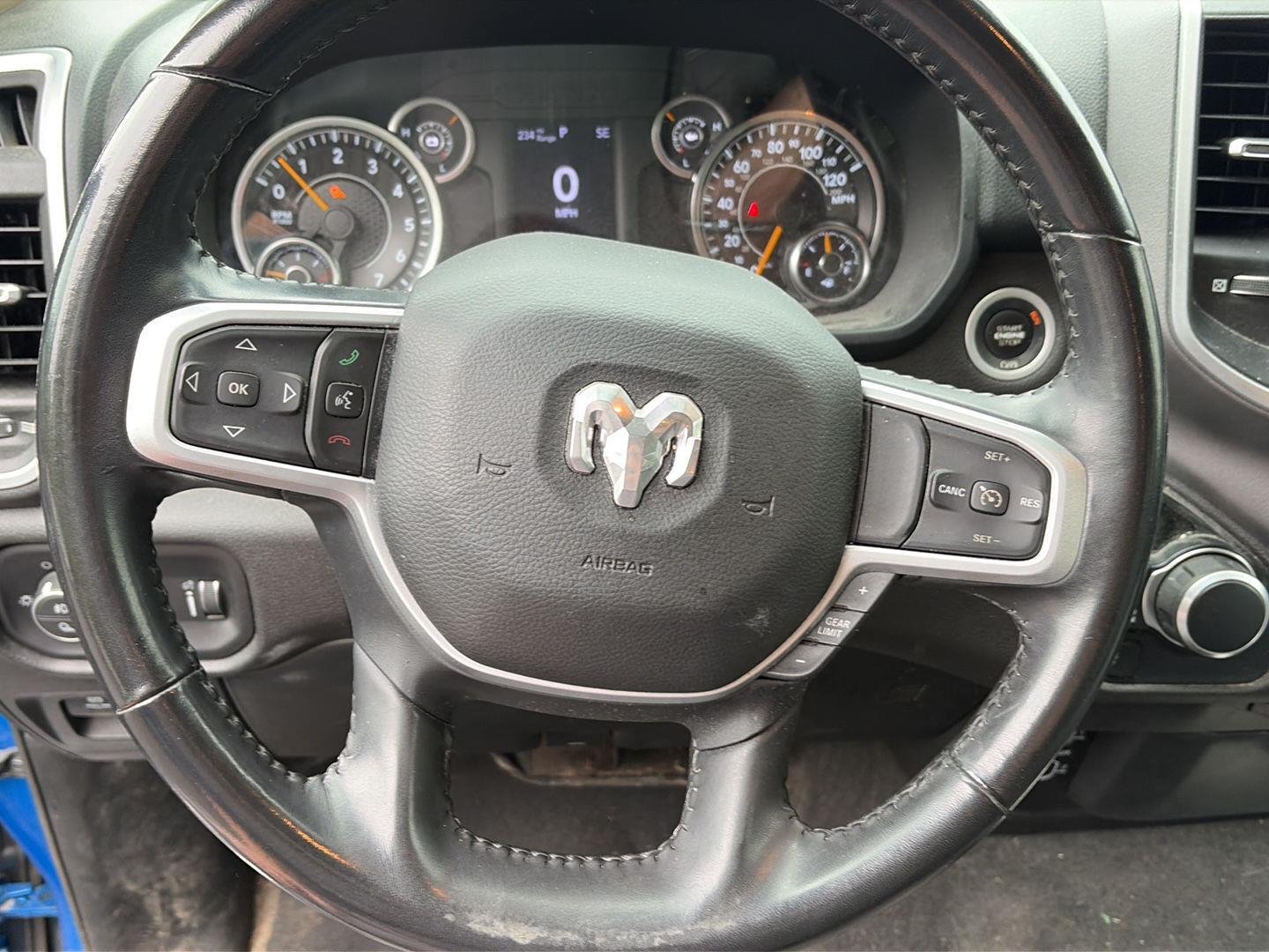 Used 2020 Hydro Blue Pearlcoat Ram Big Horn image 5
