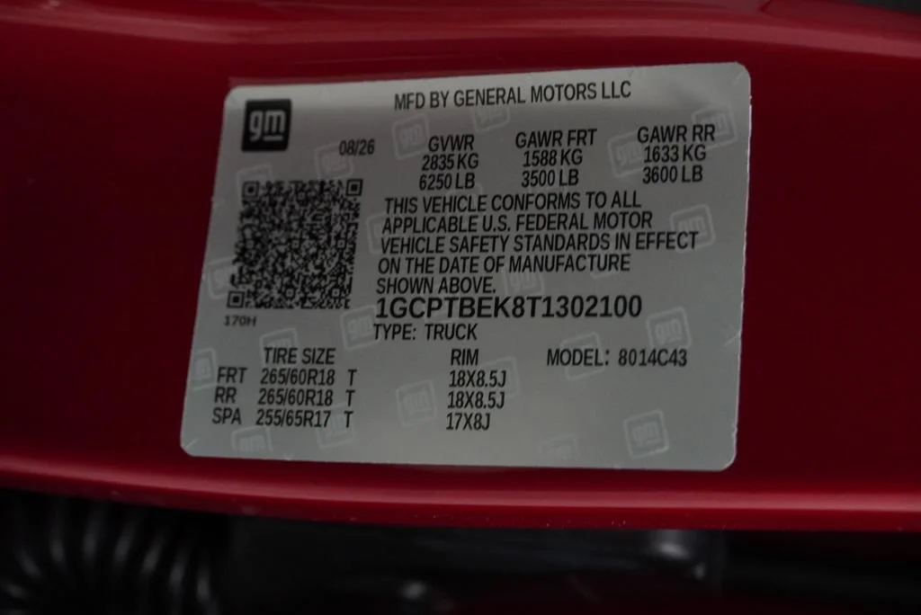 New 2026 Radiant Red Tintcoat Chevrolet WT image 41
