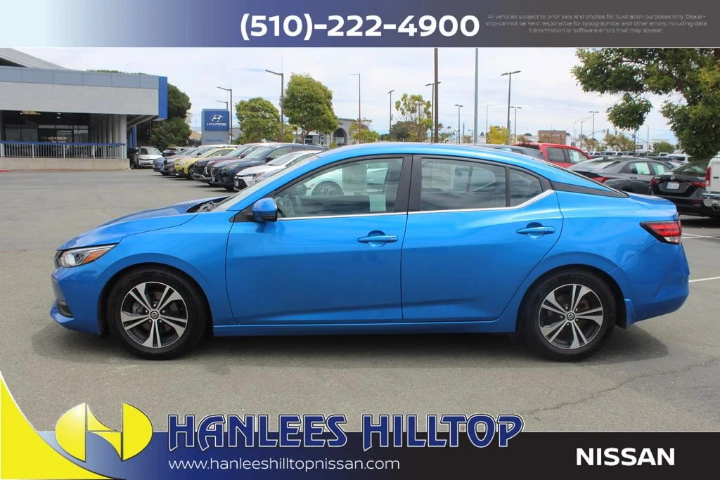 Used 2020 Blue Nissan SV image 2