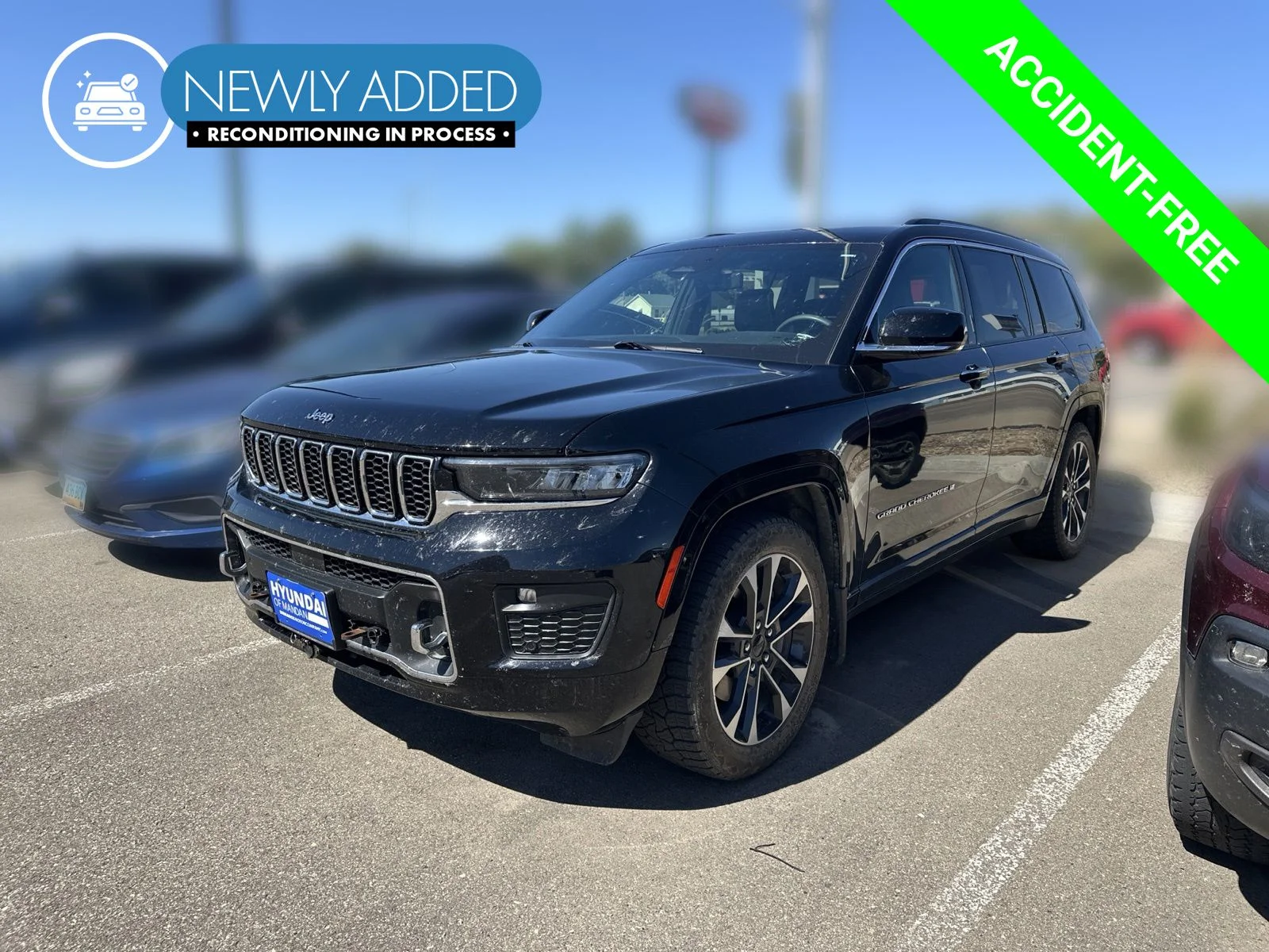 Used 2023 Black Jeep Overland image 1