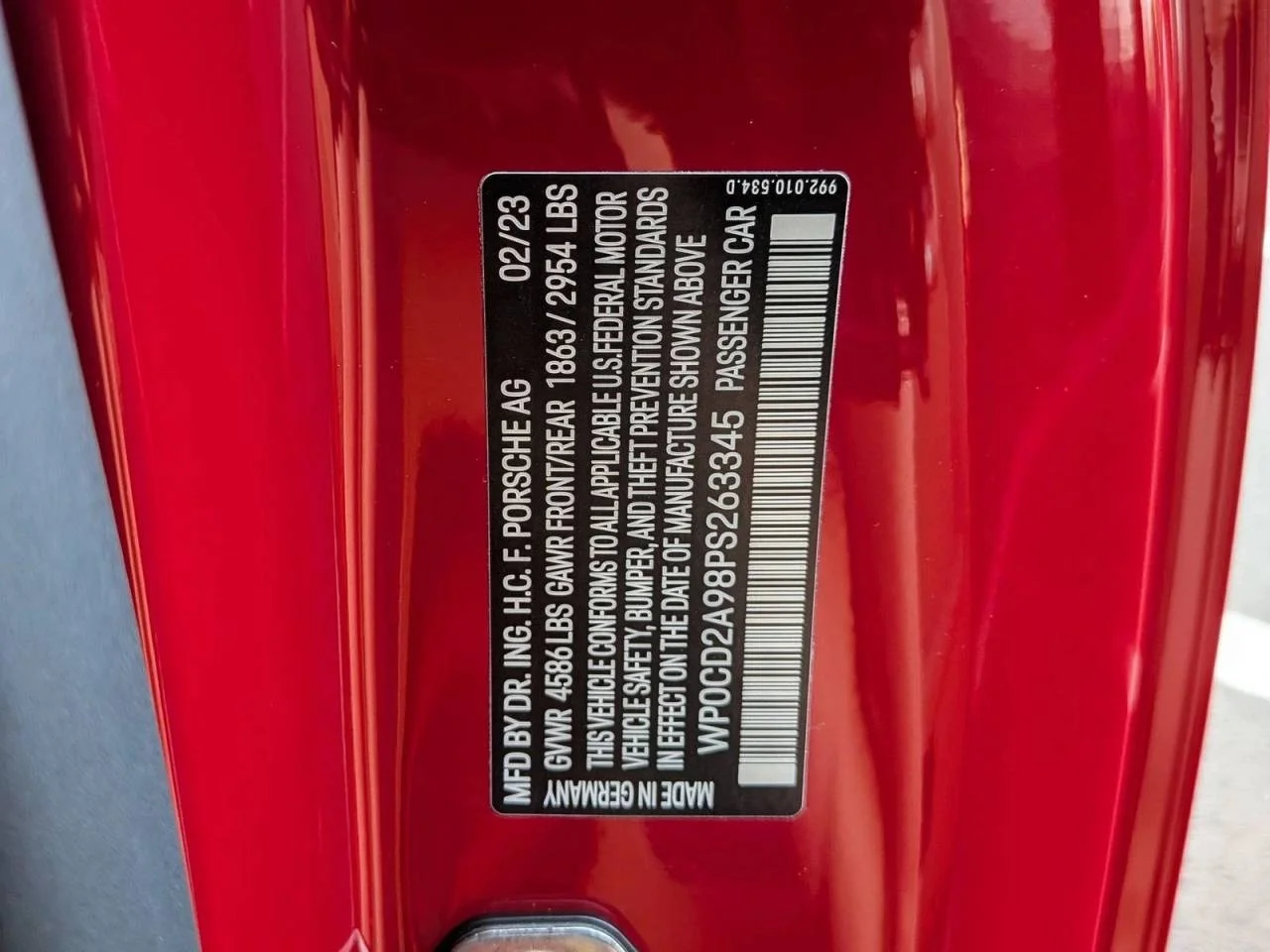 Certified Used 2023 Red Porsche Turbo S image 28