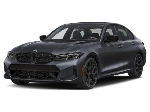 Used 2025 Black Sapphire Metallic BMW M340i xDrive image 1