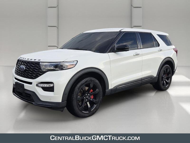 Used 2022 White Metallic FORD ST 4WD image 1