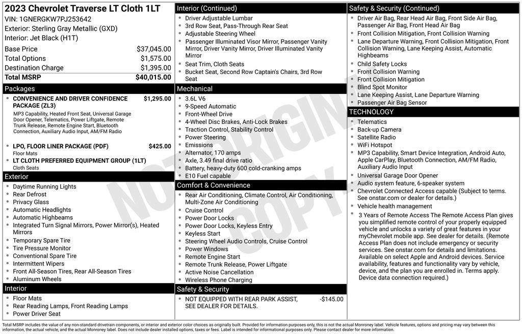 Used 2023 Gray Chevrolet LT image 21