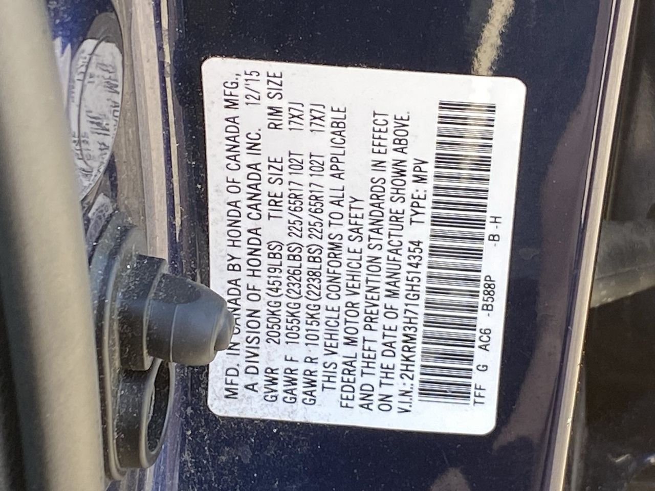 Used 2016 Gray Honda EX-L image 33