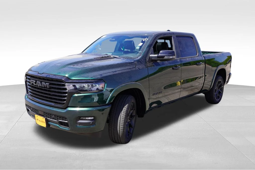 New 2026 Serrano-Green Metallic Exterior Paint RAM Laramie image 7