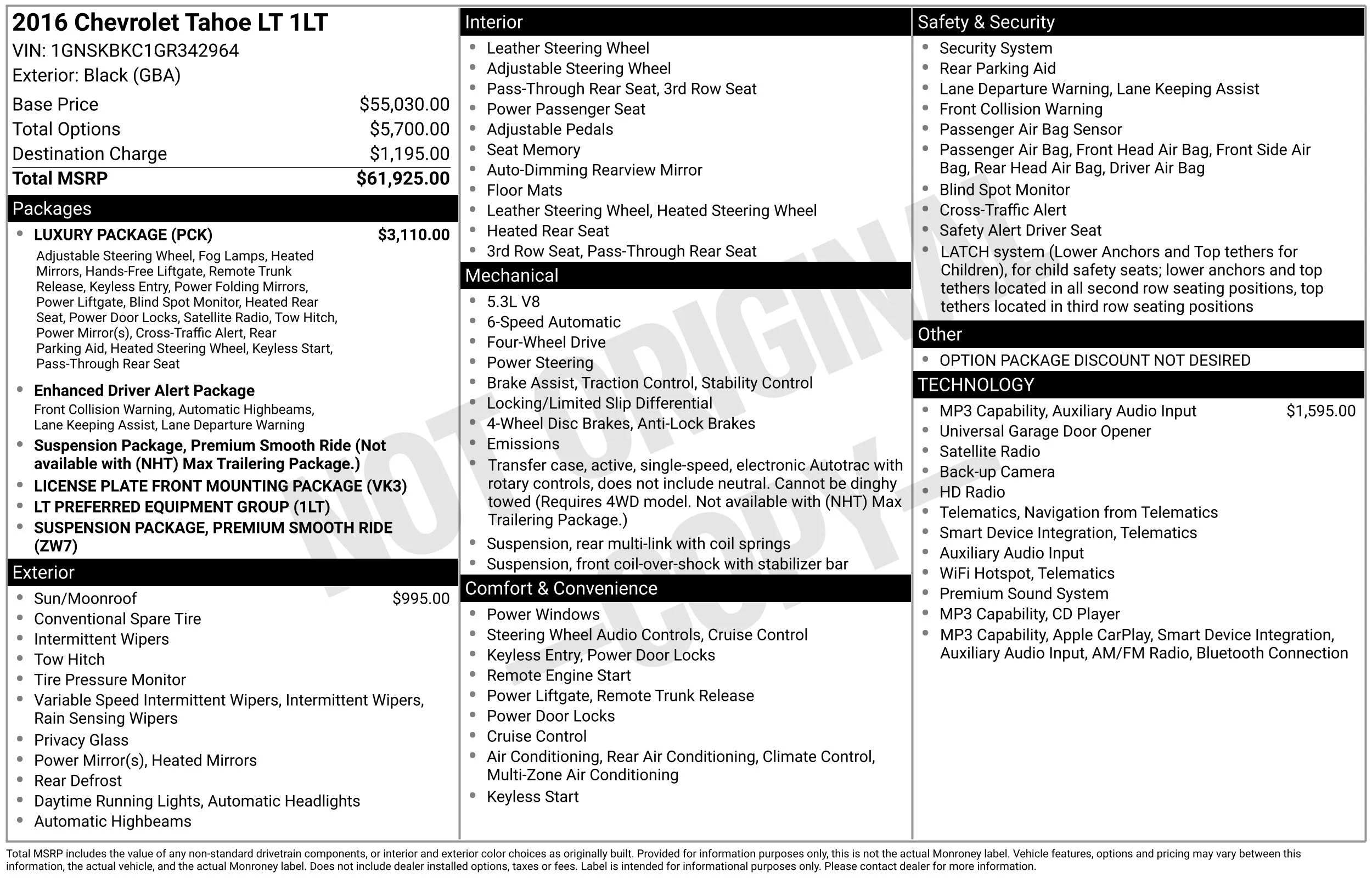 Used 2016 BLACK Chevrolet LT image 17