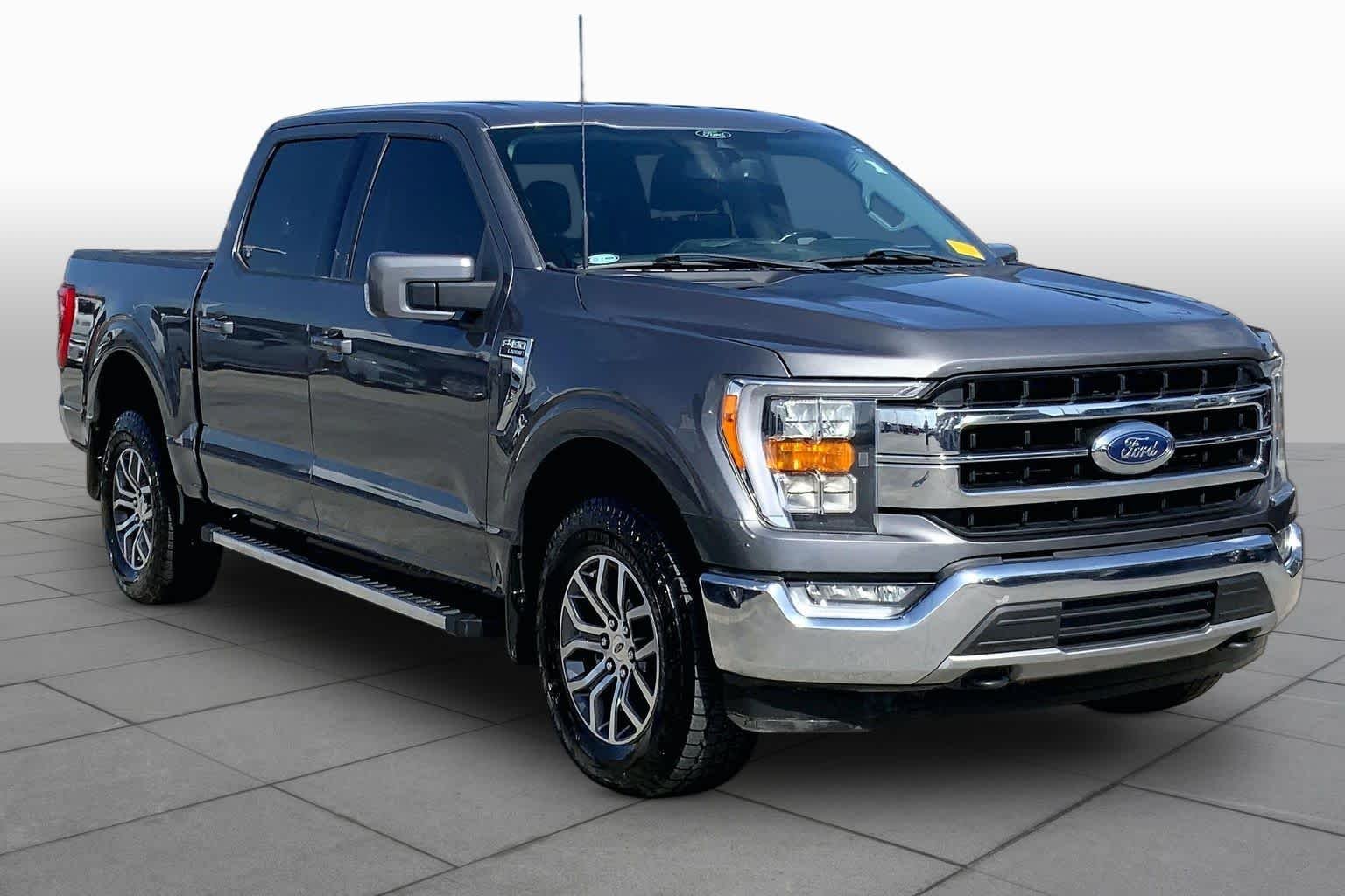 Certified Used 2021 Carbonized Gray Metallic Ford LARIAT image 3