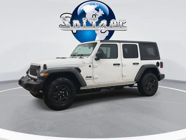 New 2026 Bright White Clearcoat Jeep Sport image 3