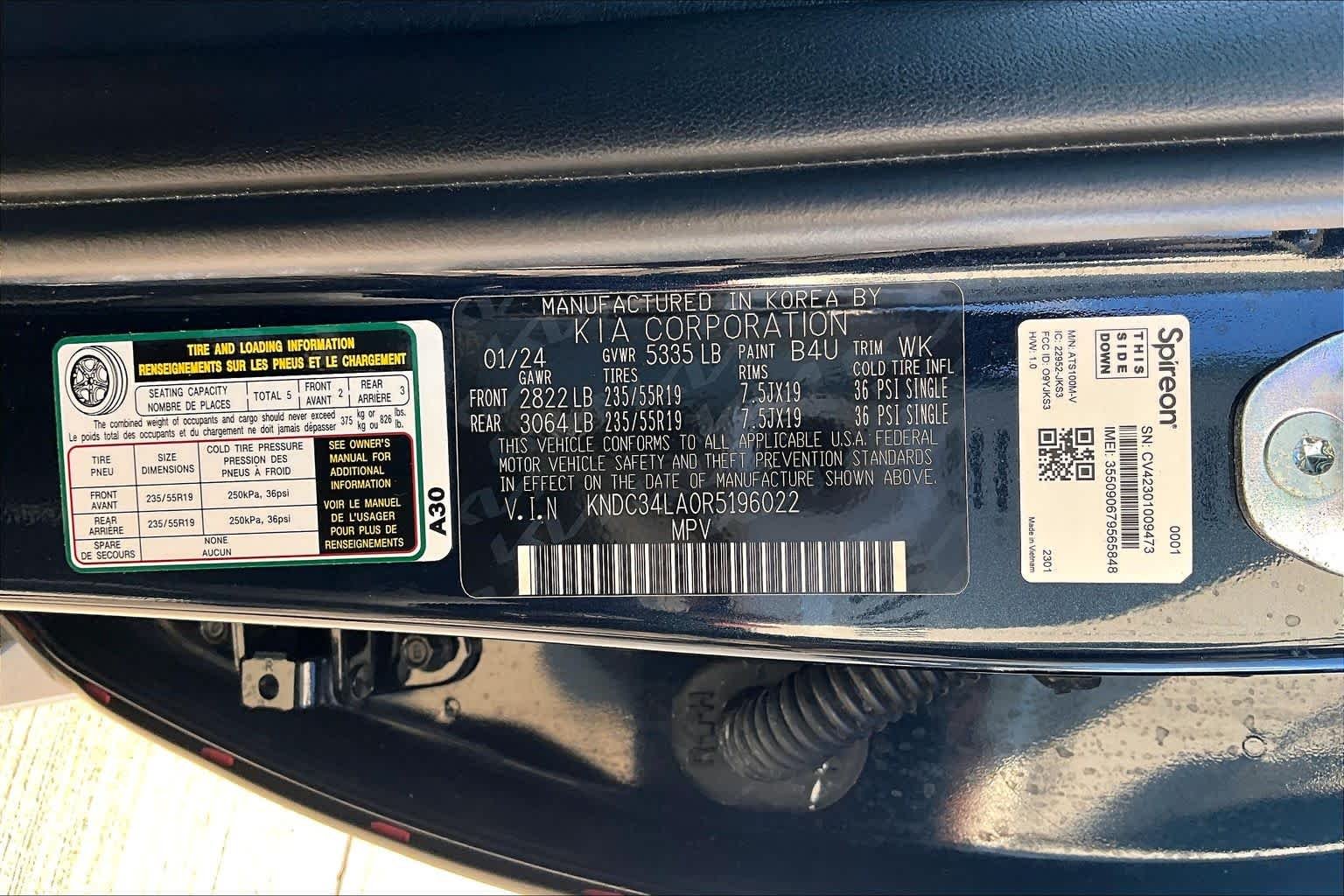 Used 2024 Gravity Blue Kia Light Long Range image 36