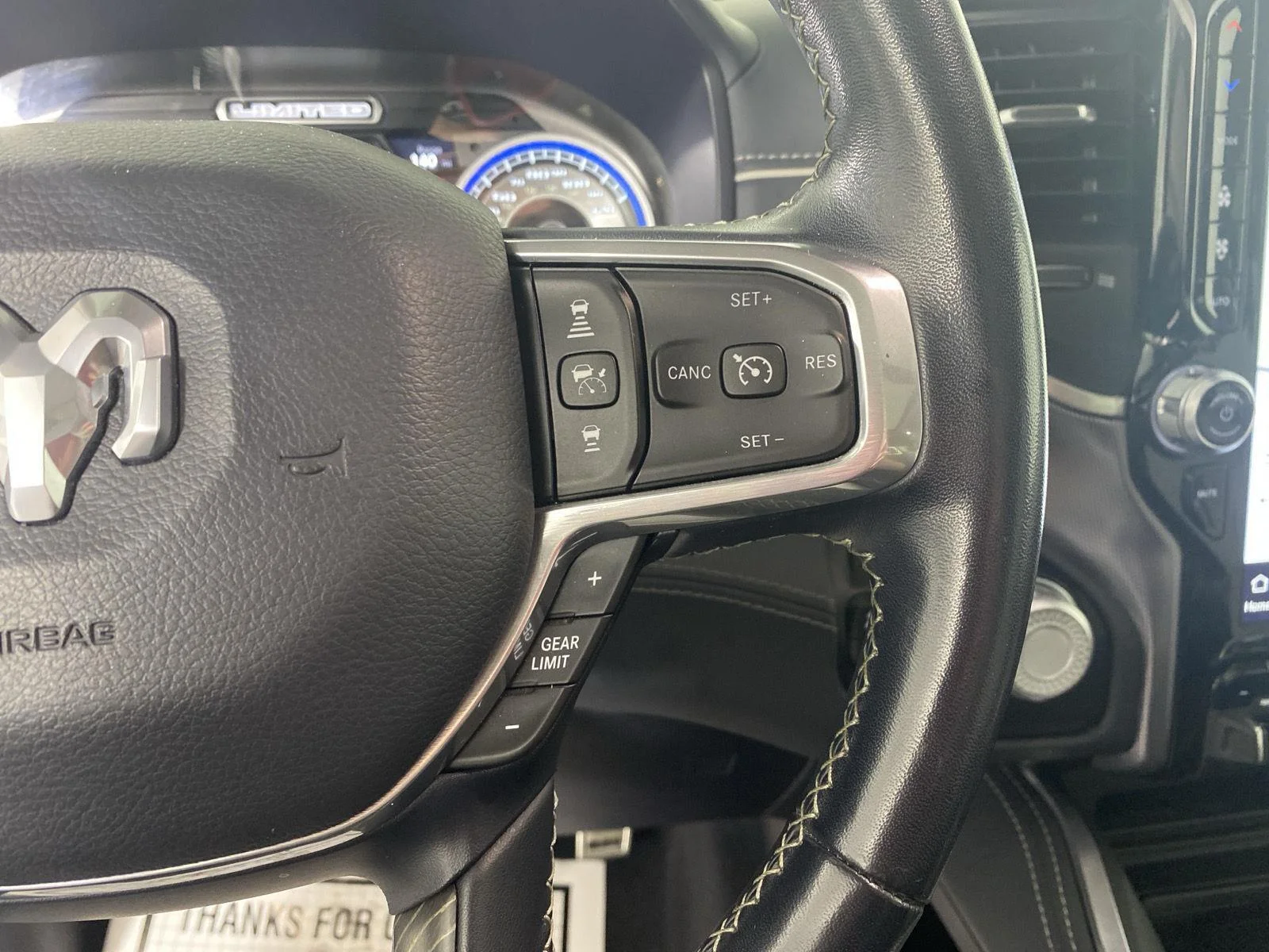 Used 2022 Patriot Blue Pearlcoat Ram Limited image 23