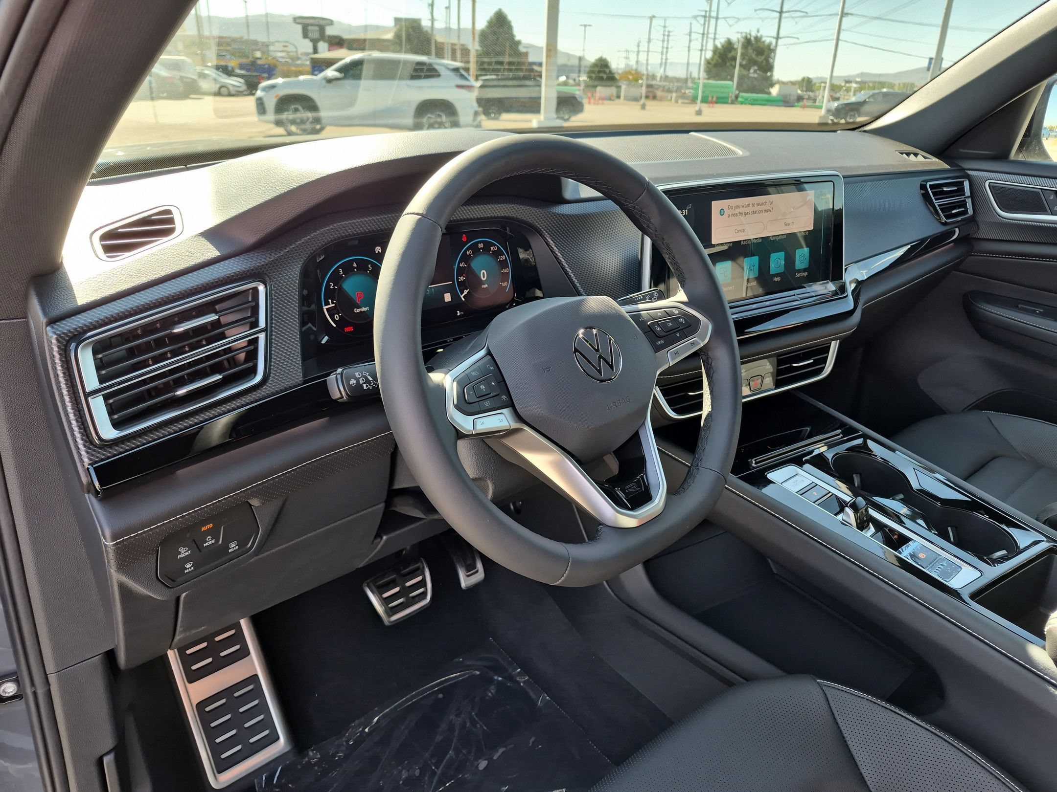 New 2026 Pure Gray Volkswagen 2.0T SEL R-Line Black image 10