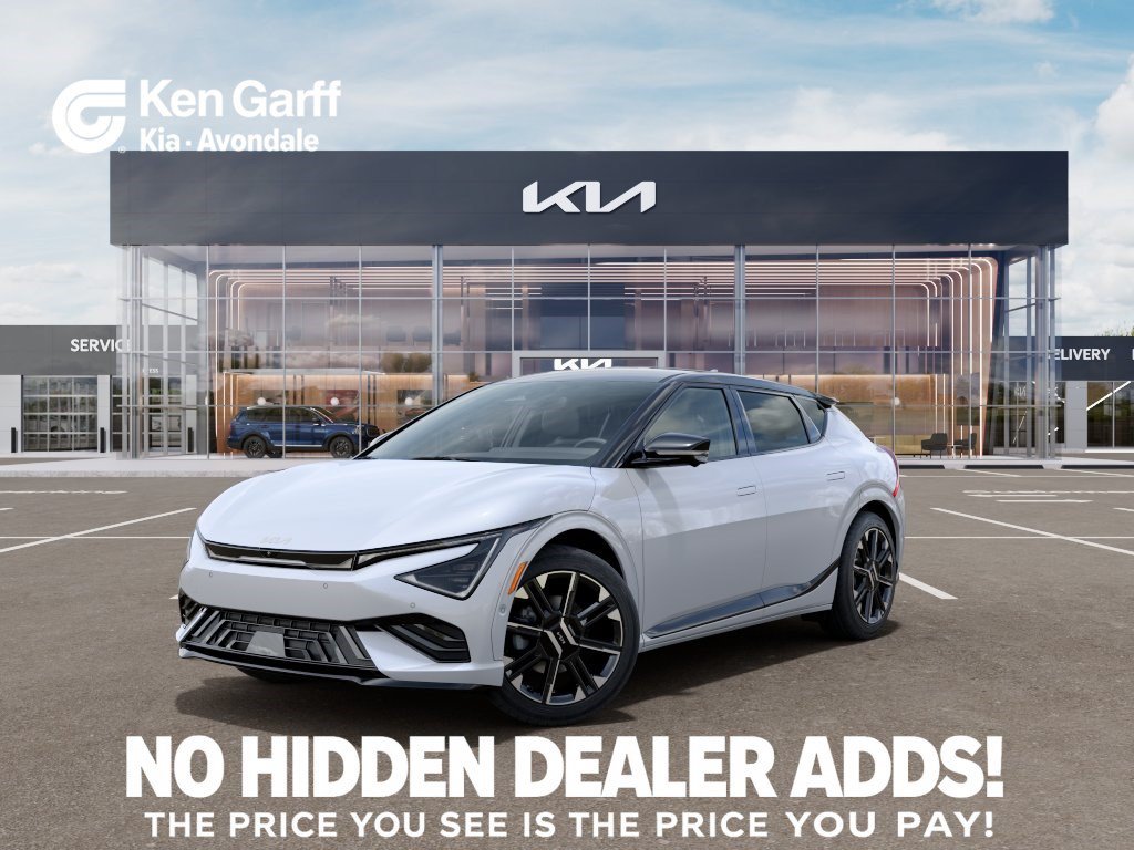 New 2026 Glacial White Pearl / Black Ro Kia GT-Line AWD image 1