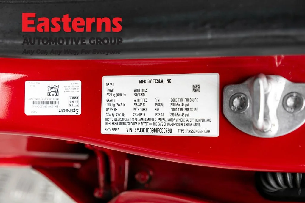 Used 2021 Red Tesla Long Range image 29