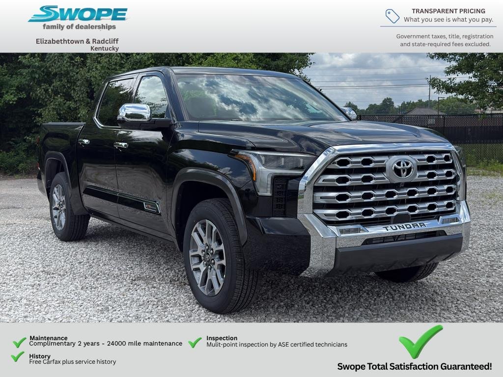 New 2026 Midnight Black Metallic Toyota 1794 Edition image 1
