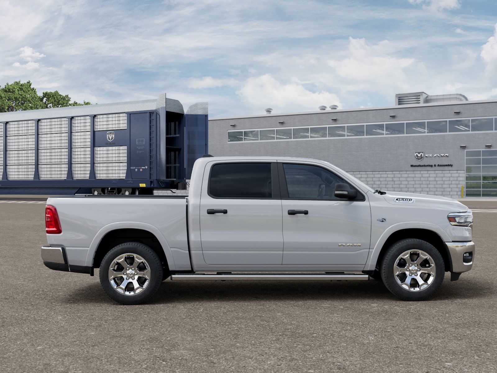 New 2026 Bright White Clear-Coat Exterior Paint RAM Big Horn/Lone Star image 21