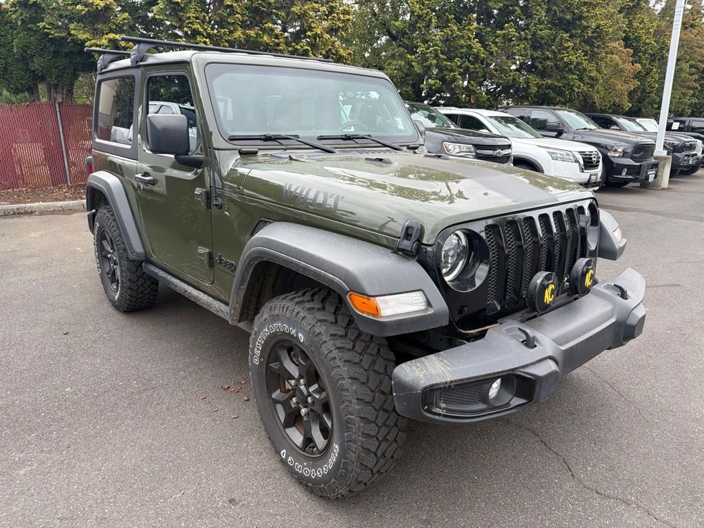 Certified Used 2023 Green Clearcoat Jeep Sport image 1