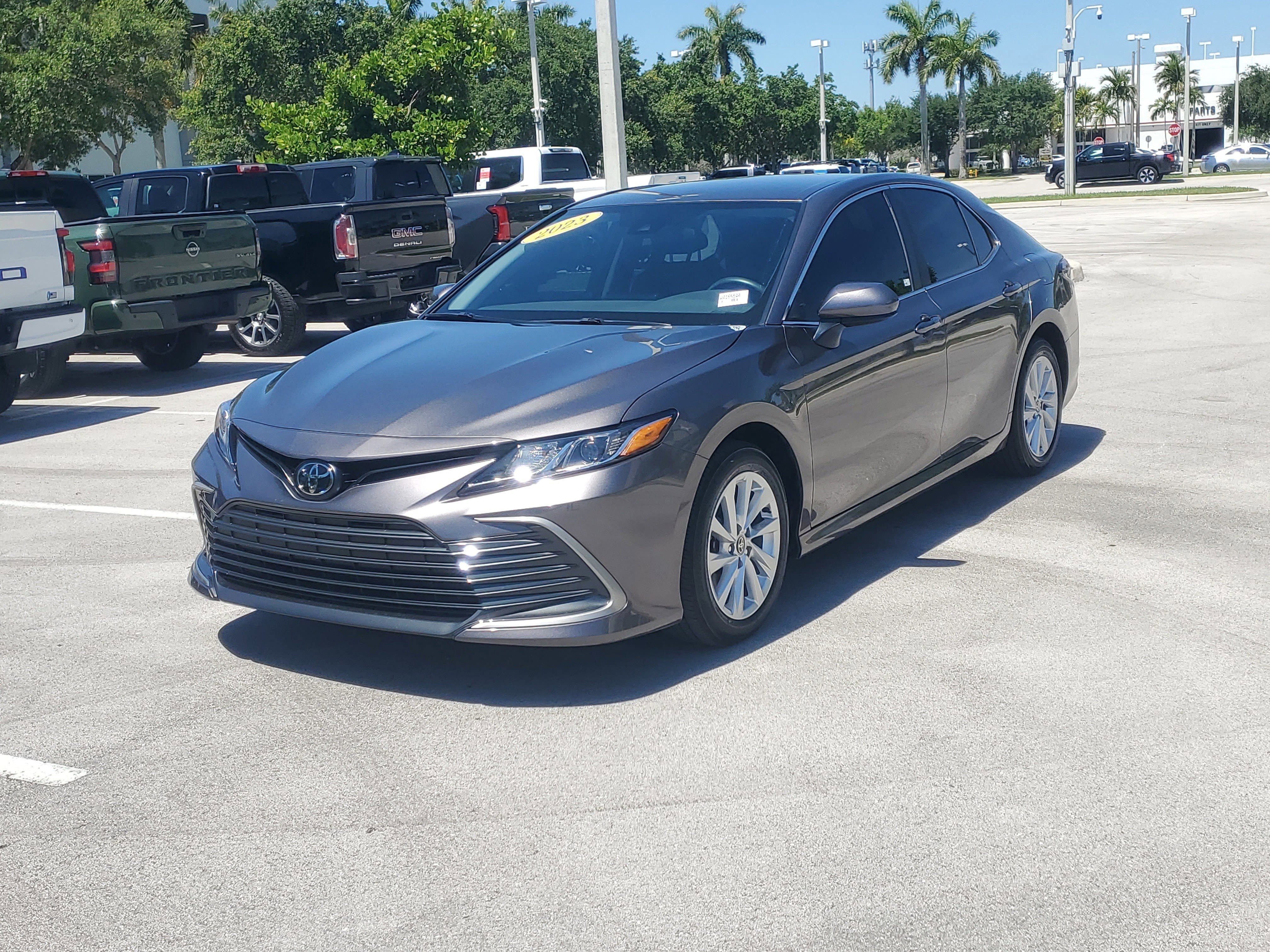 Used 2023 Predawn Gray Mica Toyota LE image 7
