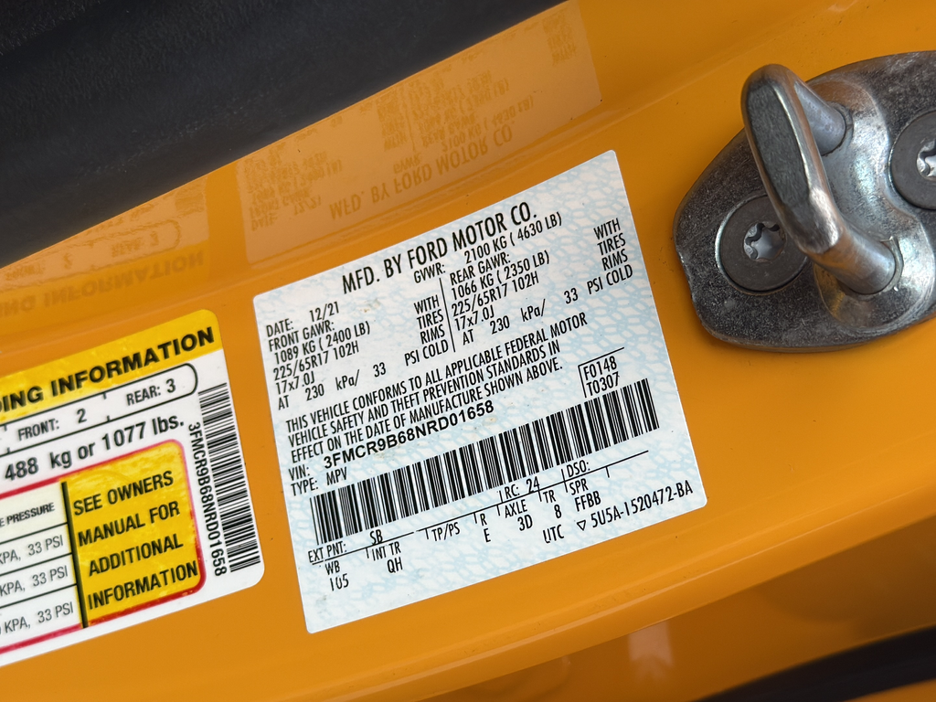 Used 2022 Orange Ford Big Bend image 16