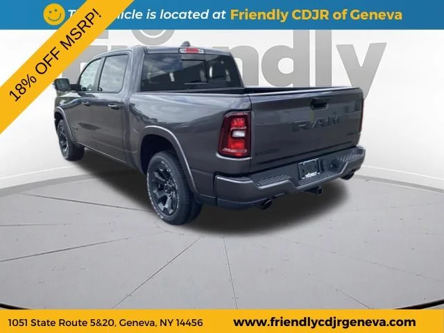 New 2026 Granite Crystal Metallic Clearcoat RAM Big Horn/Lone Star image 3