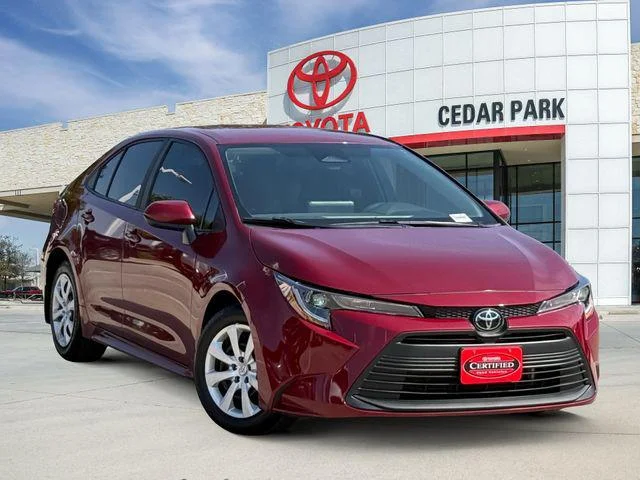 Certified Used 2024 RUBY FLARE PEARL Toyota LE image 32