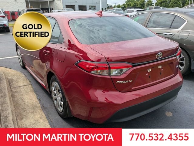 Certified Used 2025 Red Toyota LE image 4