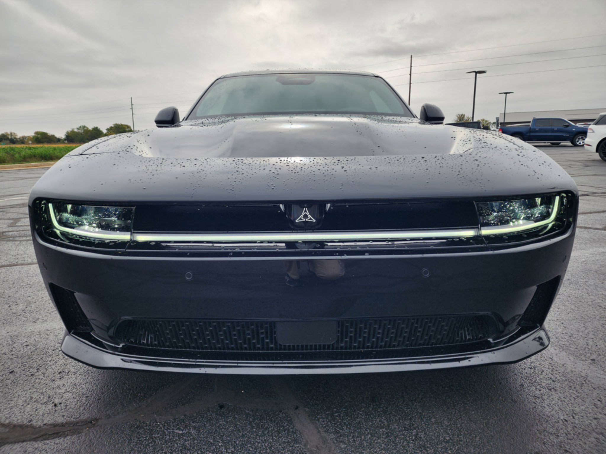 Used 2024 Diamond Black Crystal Pearlcoat Dodge Scat Pack image 2