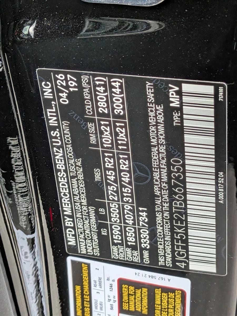 New 2026 Obsidian Black Metallic Mercedes-Benz GLS450 image 21