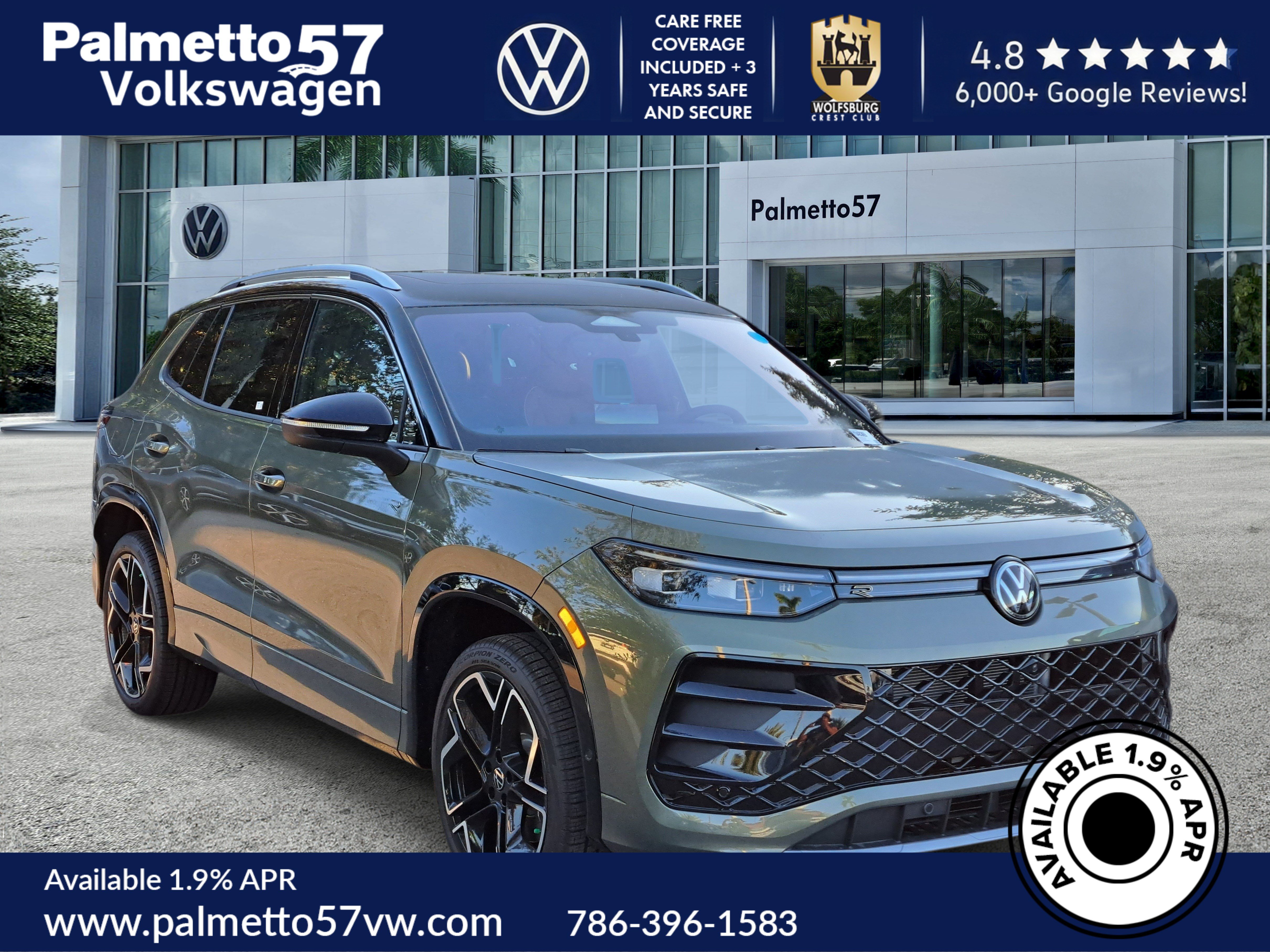 New 2026 Green Volkswagen 2.0T SEL R-Line Turbo image 1