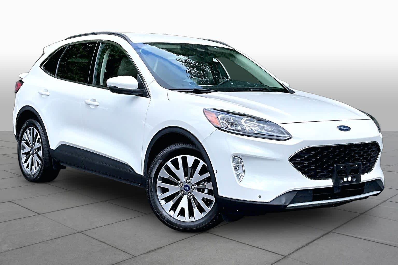 Used 2020 Star White Metallic Tri-Coat Ford Titanium Hybrid image 3