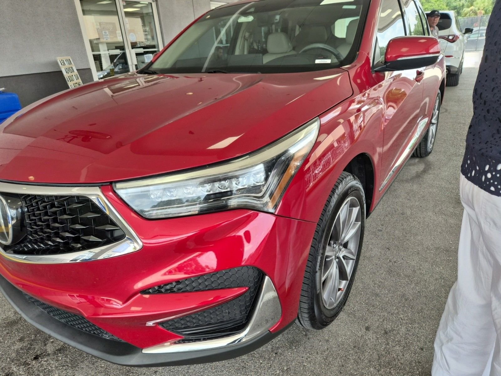 Used 2021 Red Acura Technology Package image 3