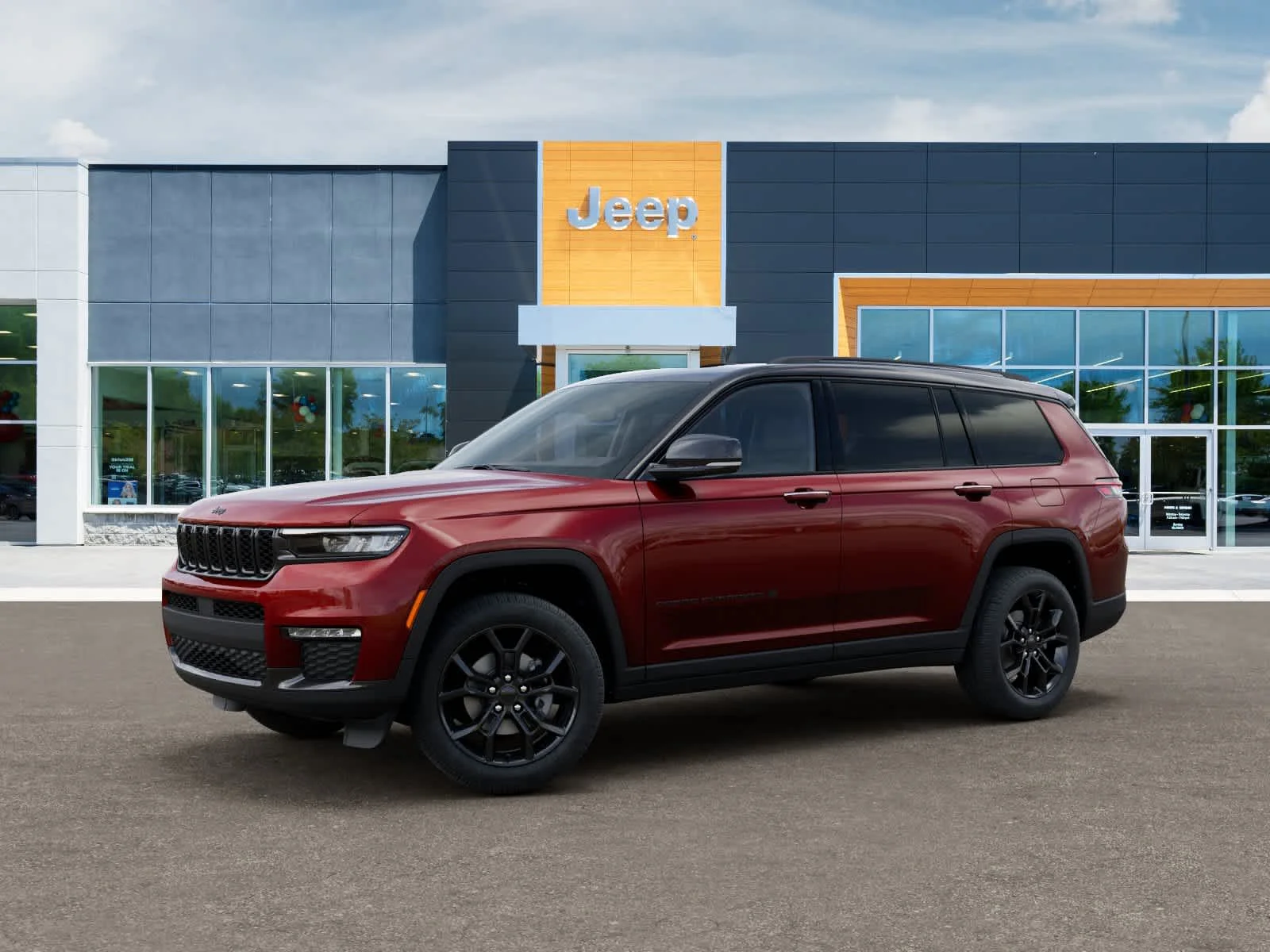 New 2025 Velvet Red Pearl-Coat Exterior Paint Jeep Limited image 2