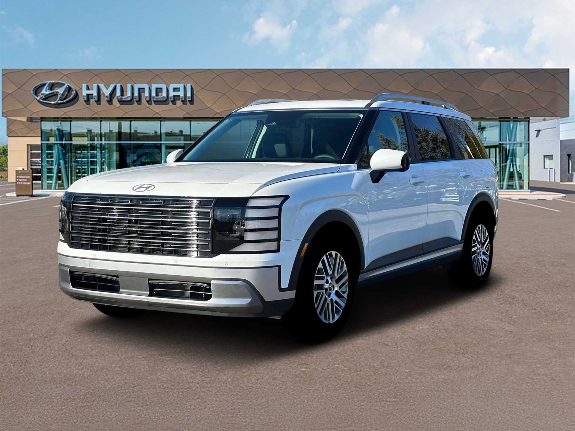 New 2026 White Hyundai SEL Premium AWD image 1