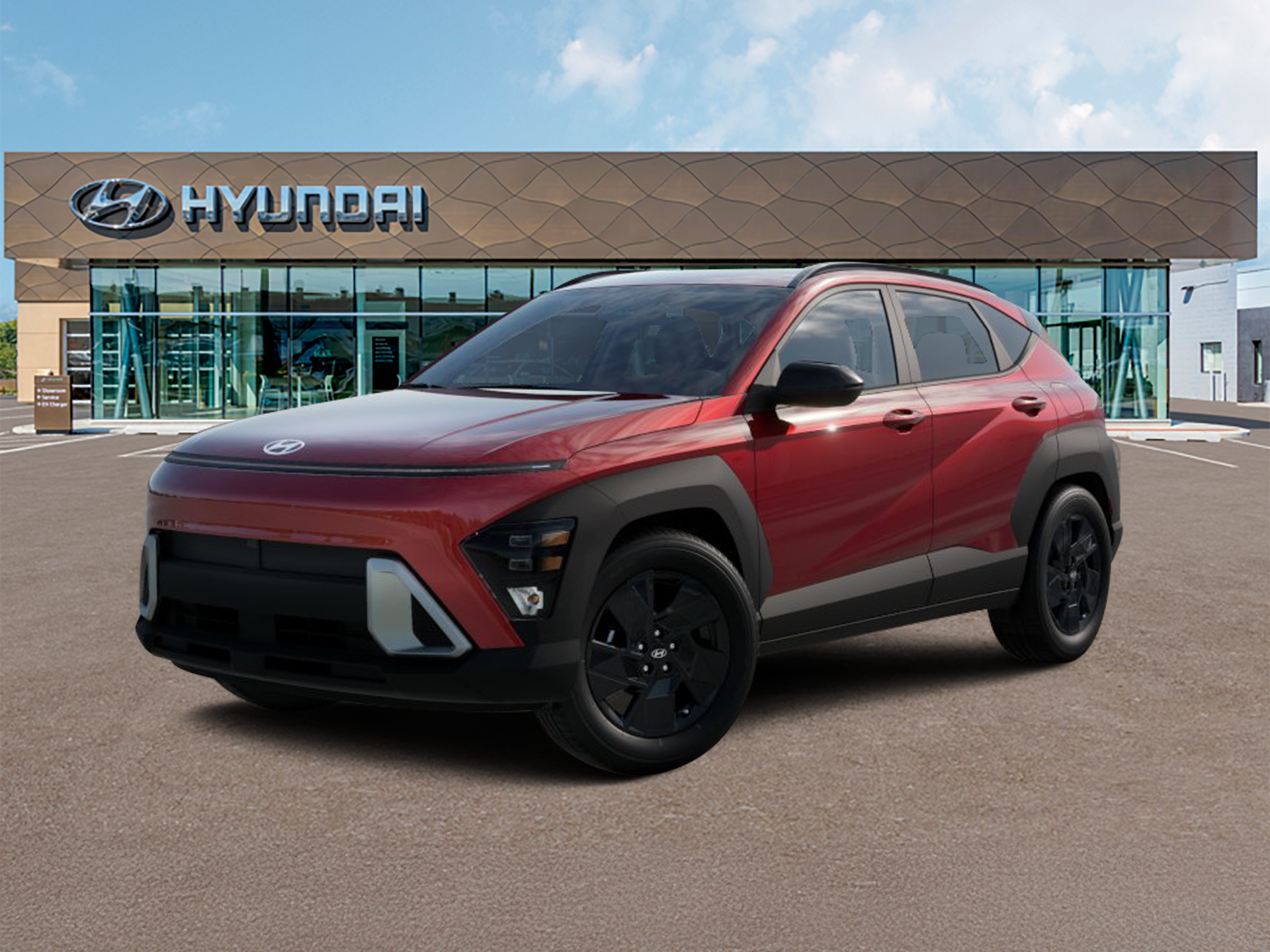 New 2027 Ultimate Red Metallic Hyundai SEL Sport FWD image 2