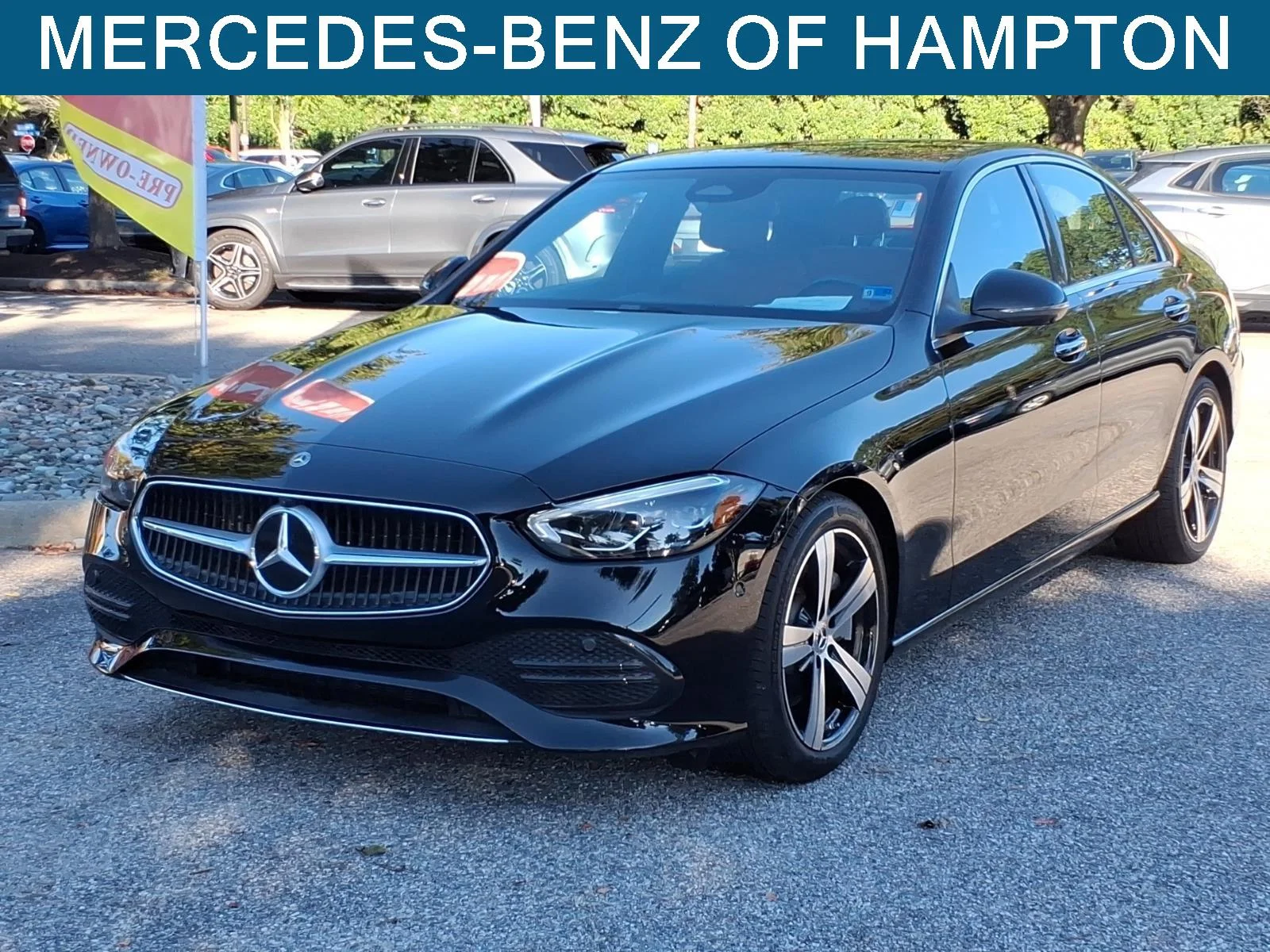 Certified Used 2024 Black Mercedes-Benz C 300 image 1