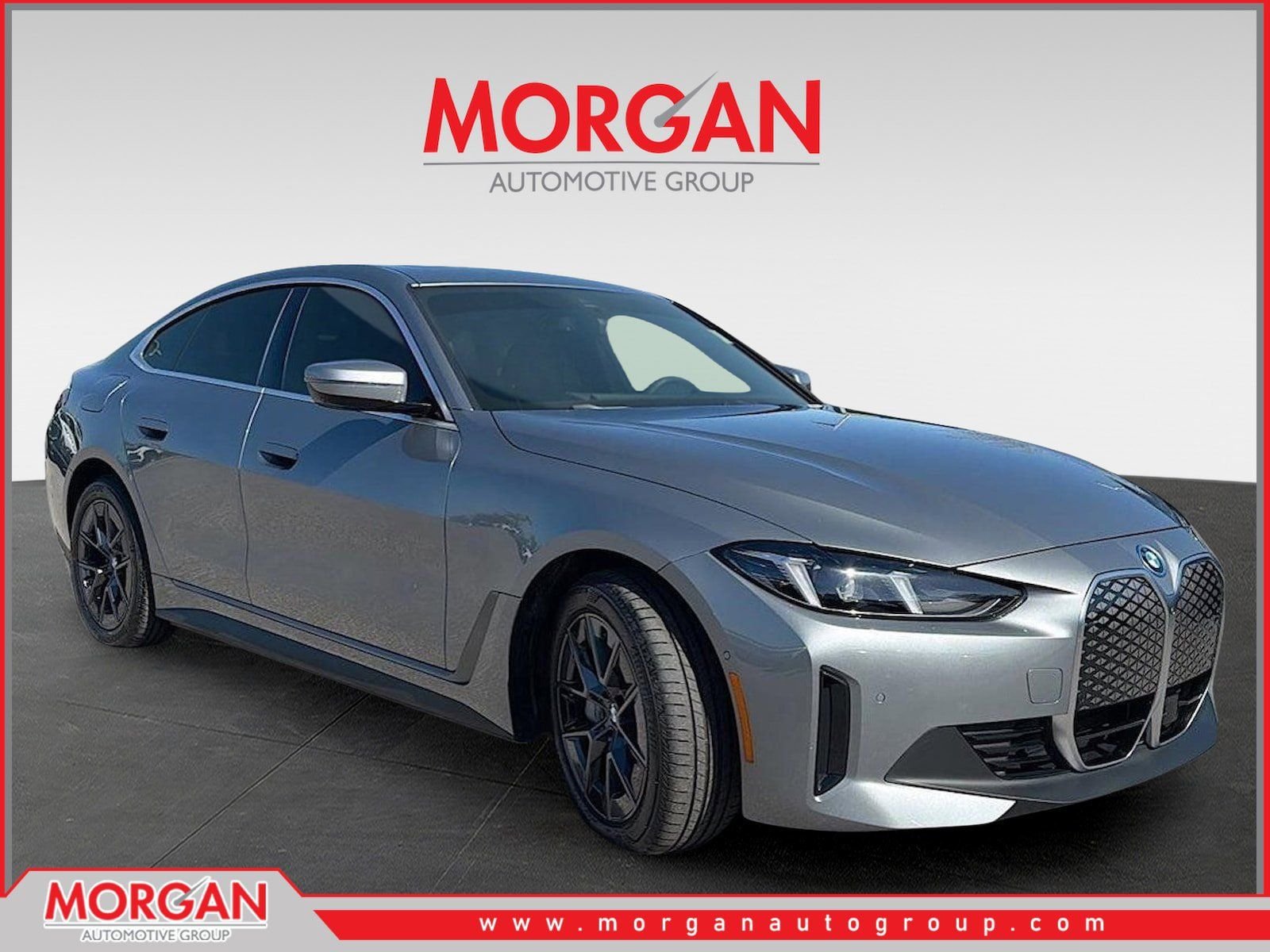 Gray (Skyscraper Grey Metallic) 2025 BMW i4 eDrive40 Gran Coupe FWD Sedan Rear-Wheel Drive