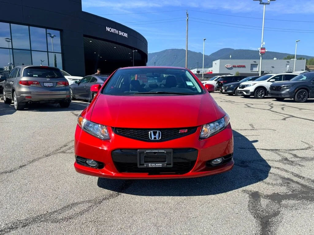 Used 2012 Sunburst Orange Pearl Honda Coupe Si-VSA Navi 6sp Dilawri Certified   Local BC image 8