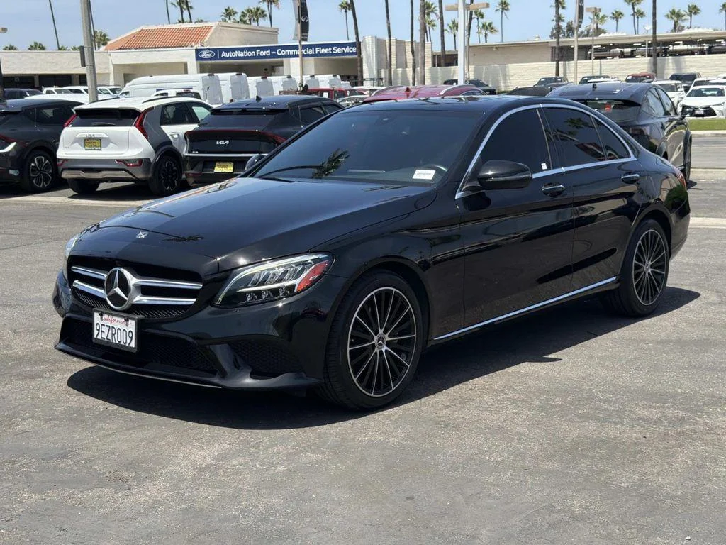 Used 2021 BLACK Mercedes-Benz C300 image 1