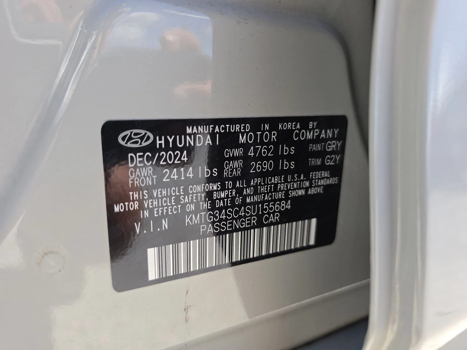 Used 2025 Gray Genesis 2.5T image 33