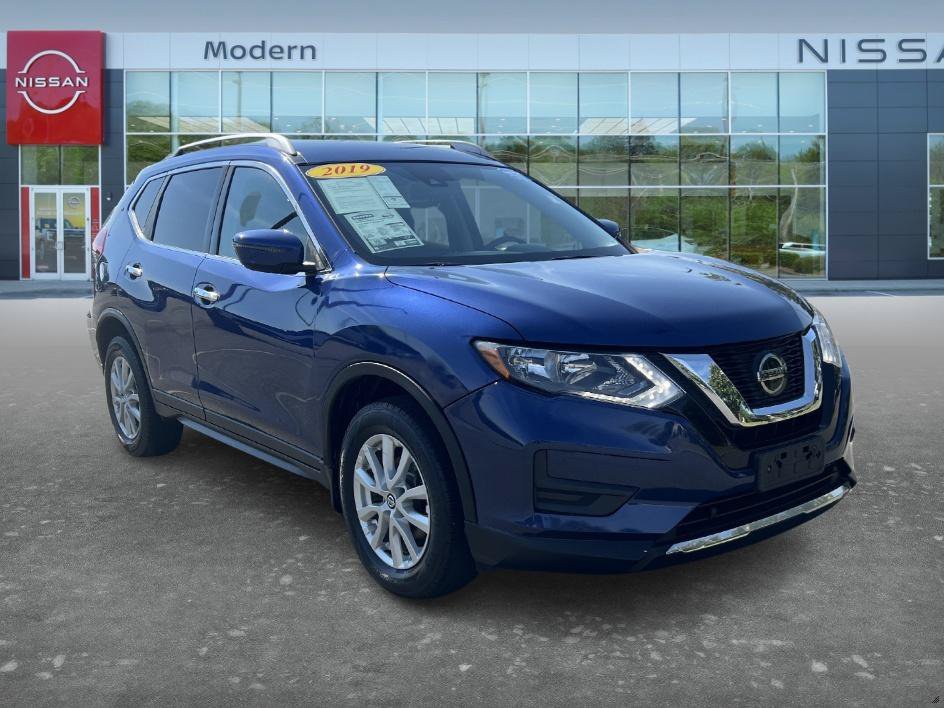 Used 2019 Caspian Blue Metallic Nissan SV image 3