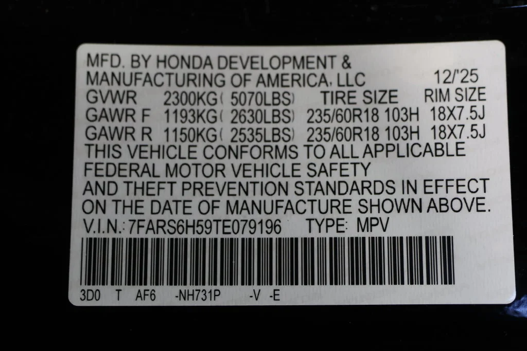 Used 2026 Crystal Black Pearl Honda Sport image 30