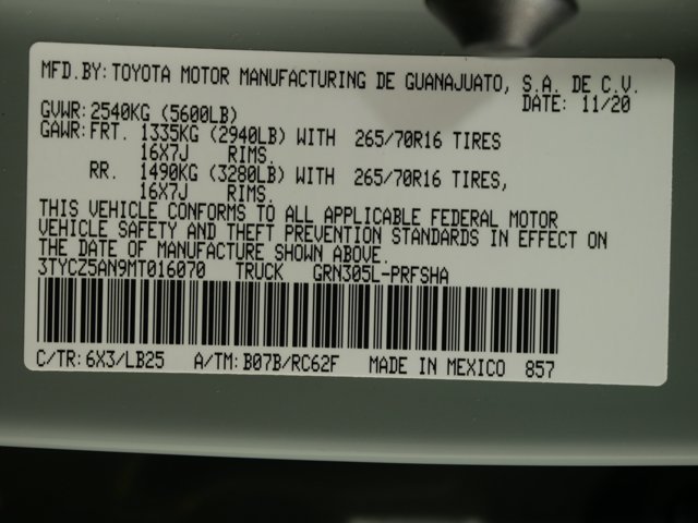 Certified Used 2021 Lunar Rock Toyota Double Cab TRD Pro image 32