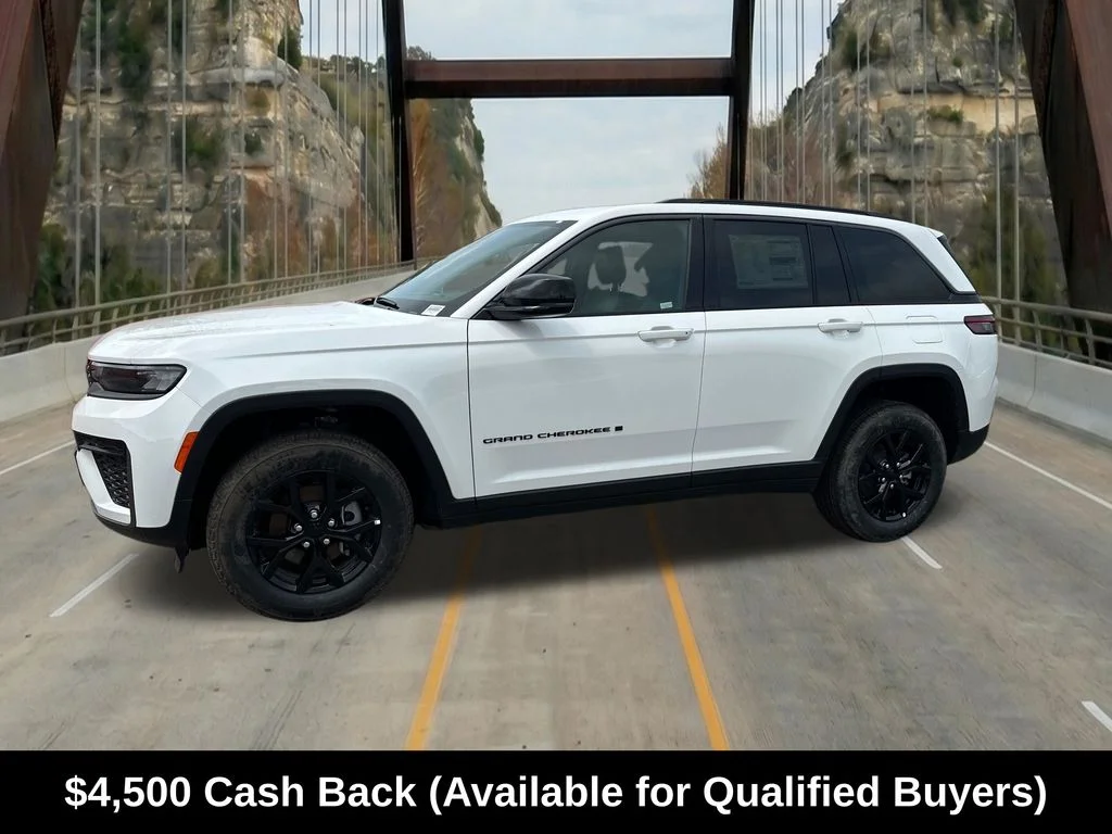New 2026 Bright White Clear-Coat Exterior Paint Jeep Altitude image 4
