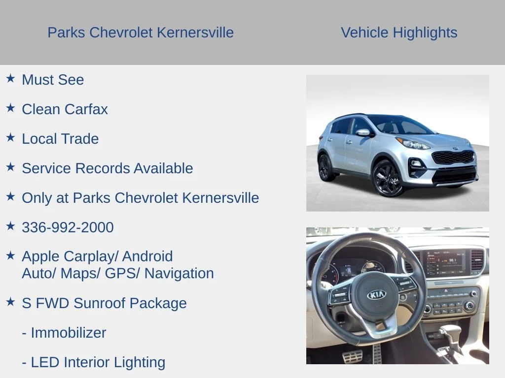 Used 2020 Silver Kia S image 6