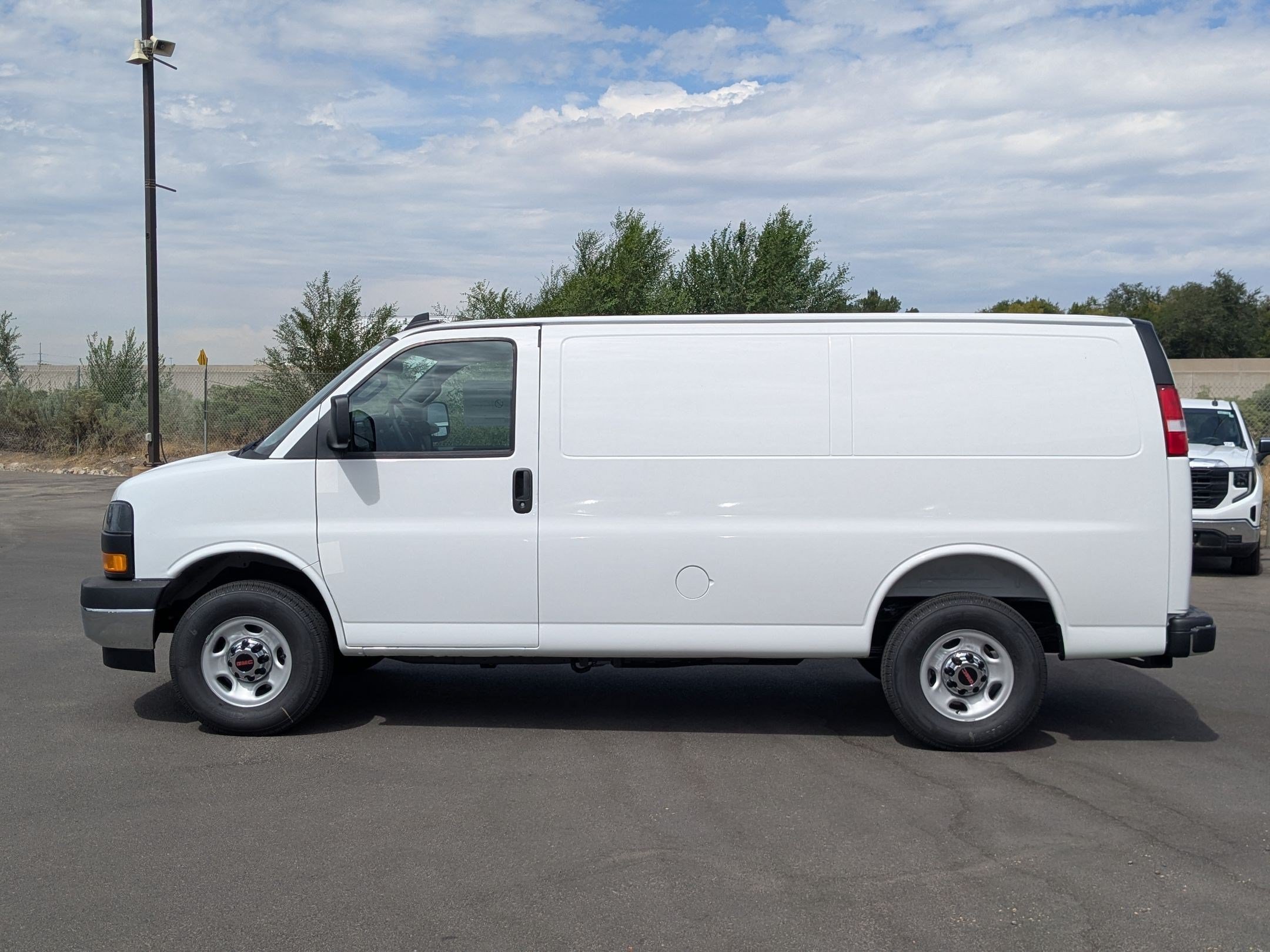 New 2025 Summit White GMC Work Van image 2