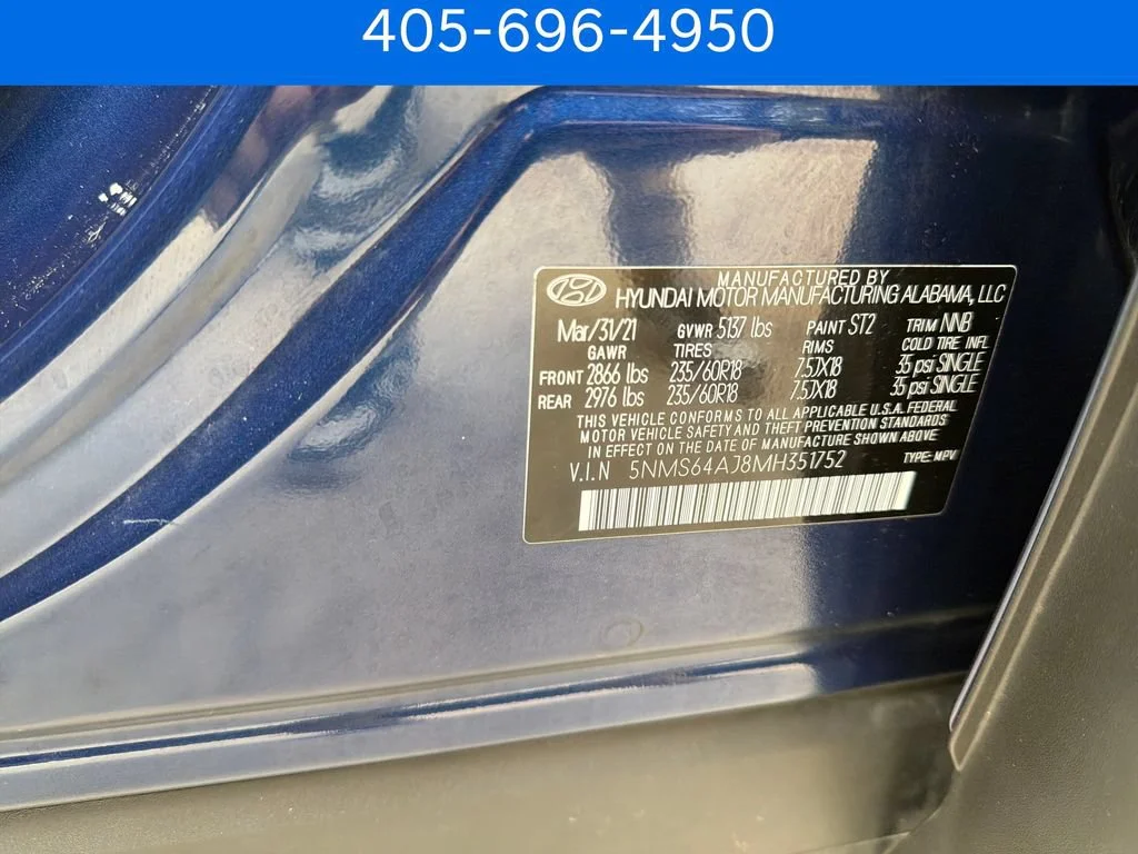 Certified Pre-Owned 2021 Hyundai Santa Fe SEL