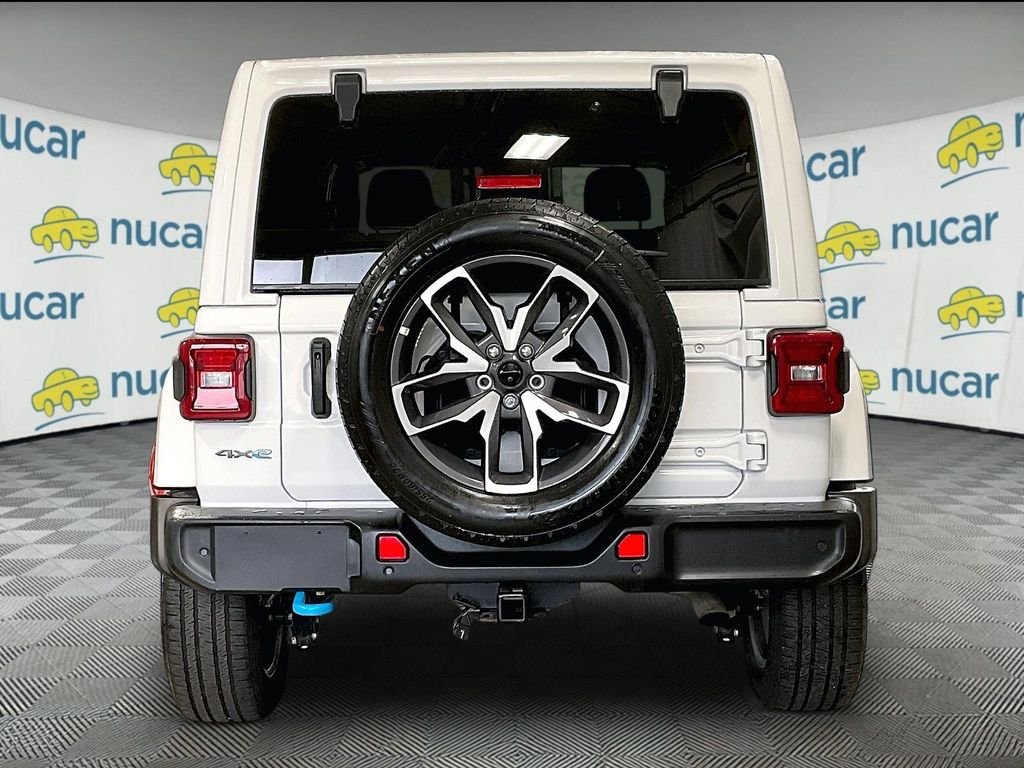 Used 2024 White Jeep Sport S 4xe image 5