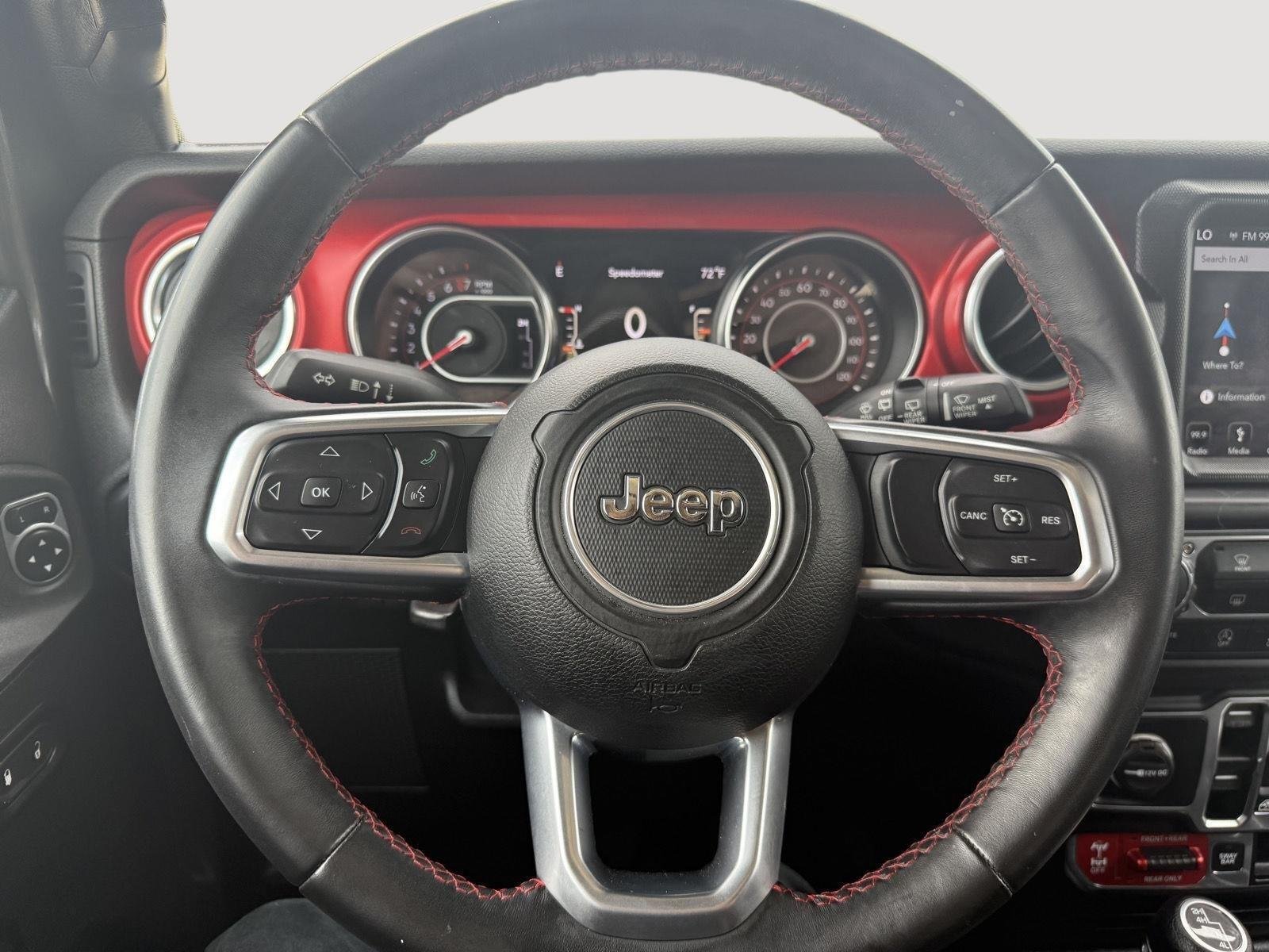 Used 2019 Granite Crystal Metallic Clearcoat Jeep Rubicon image 11